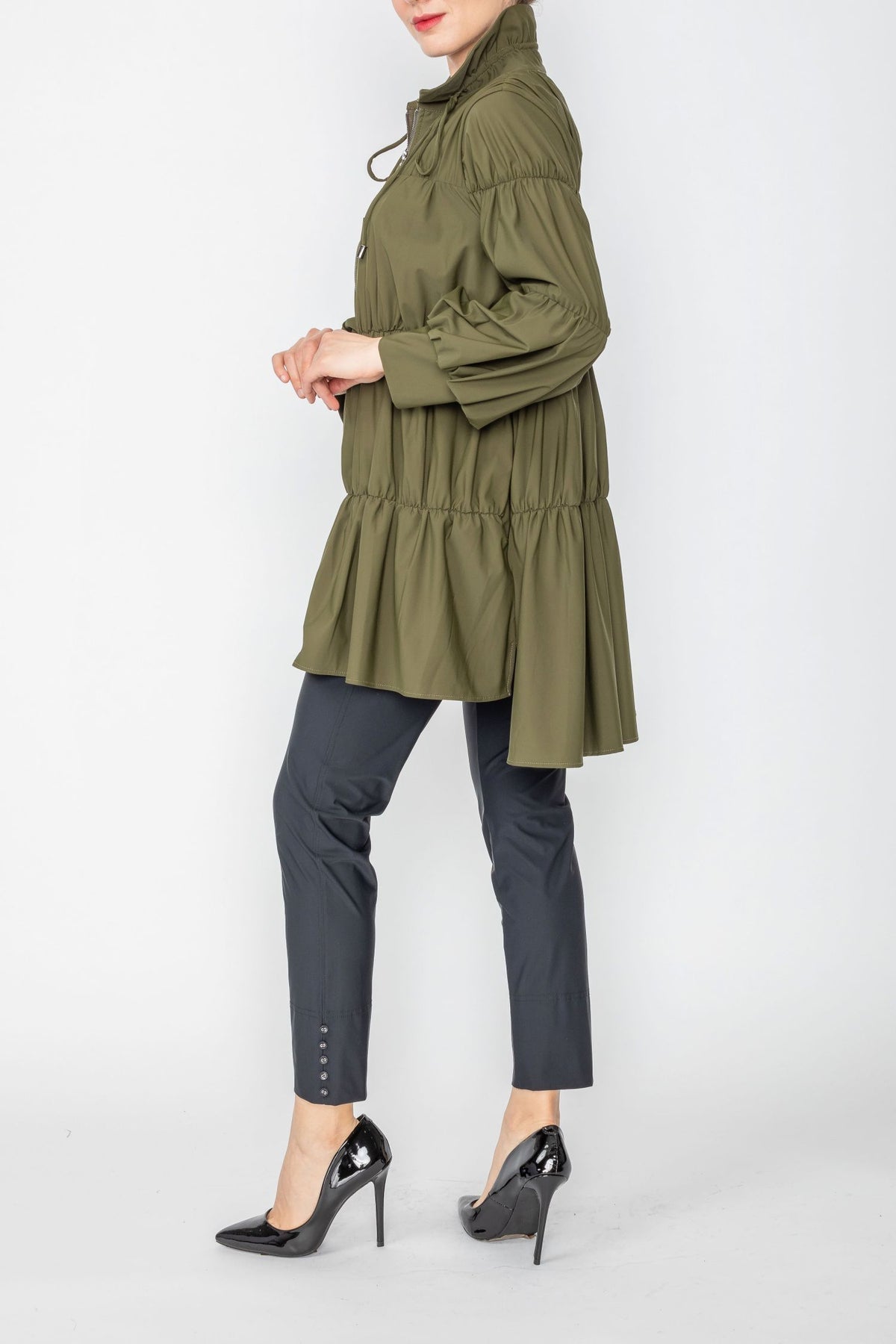 IC COLLECTION Jacket - 8420J - OLIVE