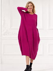Vanite Couture Cotton Blend Dress - 85639 - ROSE