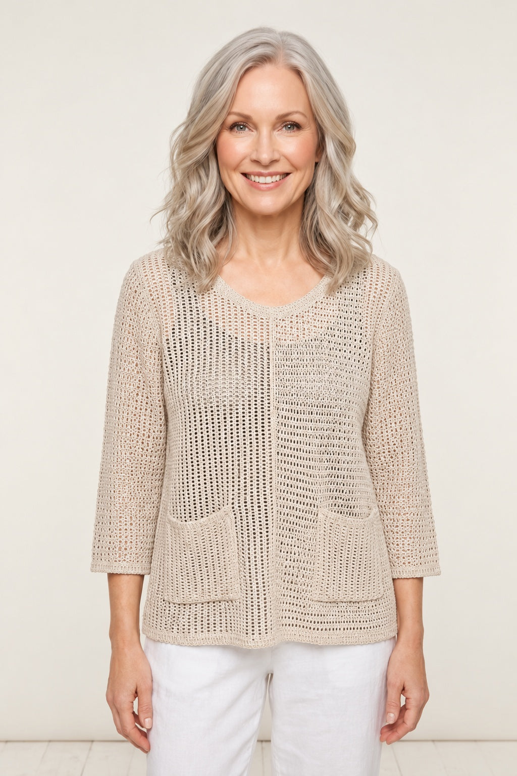 Habitat Summer Breeze Pullover - 85801 - ECRU