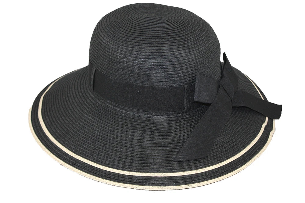 Jeanne Simmons Hat - 8587 - BLACK