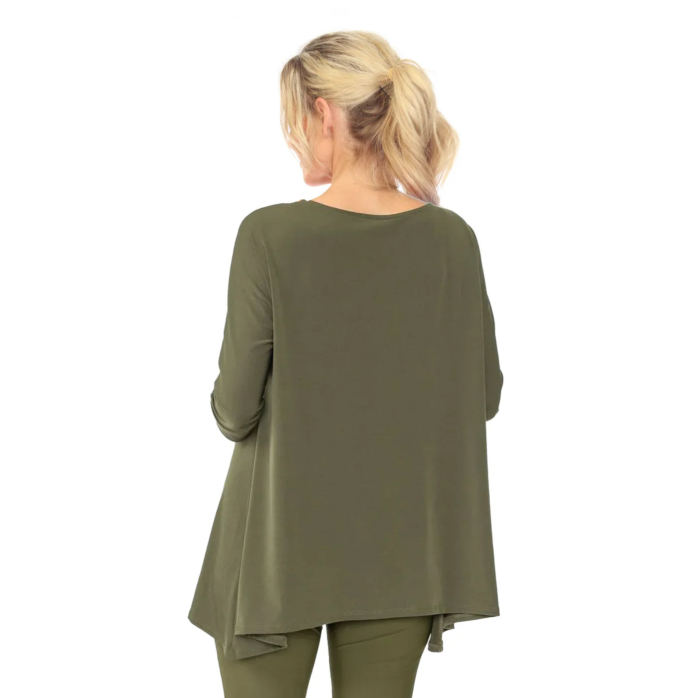 IC COLLECTION Top- 5871T- OLIVE