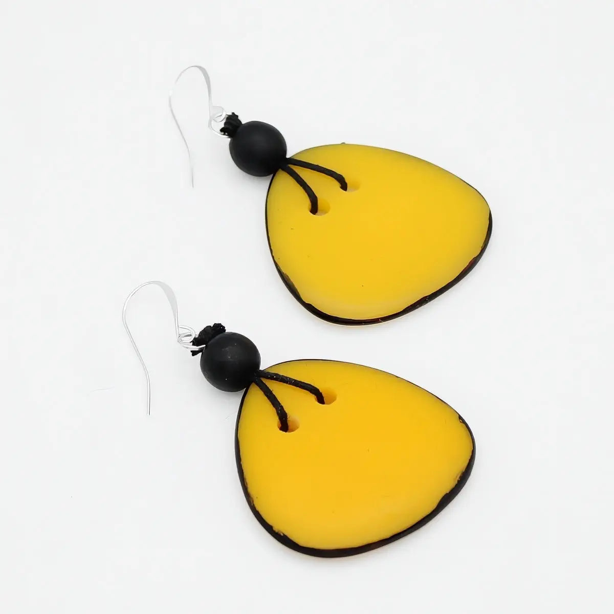 SYLCA Yellow Petal Pop Resin Earrings - SD26E08 - YELLOW
