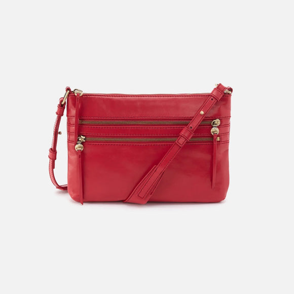 HOBO - Billie Medium Crossbody - HIBISCUS IN POLISHED LEATHER