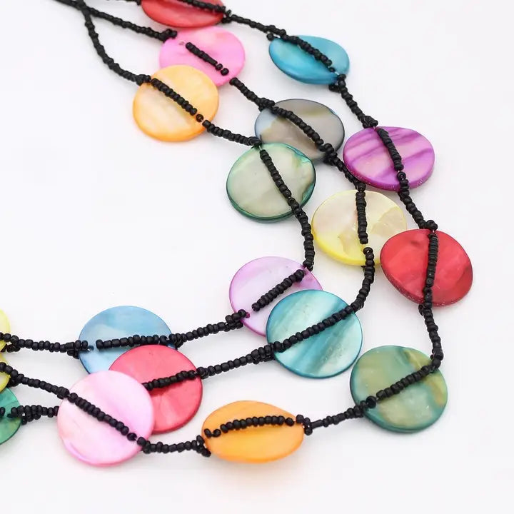 SYLCA Multi Sky Dream Bib Necklace - LS26N15 - MULTI