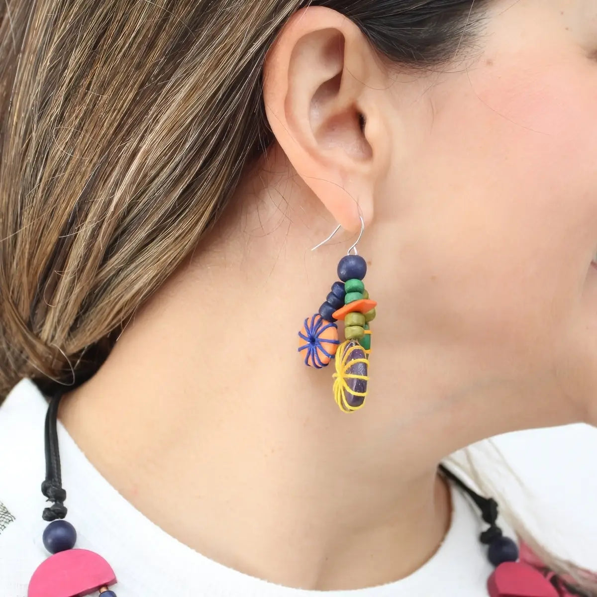 SYLCA Multicolor Teagan Drop Earrings