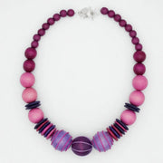 SYLCA Pink Elowen Bead Necklace - SD25N53 - PINK