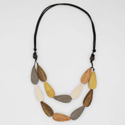 SYLCA Natural Tones Journee Necklace - BP24N21 - BROWN