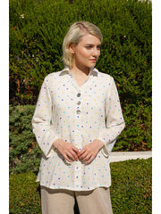 Fridaze AA366 - Julianne Linen Blouse