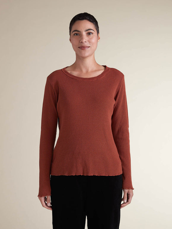 CUT LOOSE - Tercel/Cotton Thermal Top - 9047201