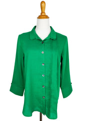 Fridaze AA376 - Tessa Asymmetrical Linen Blouse