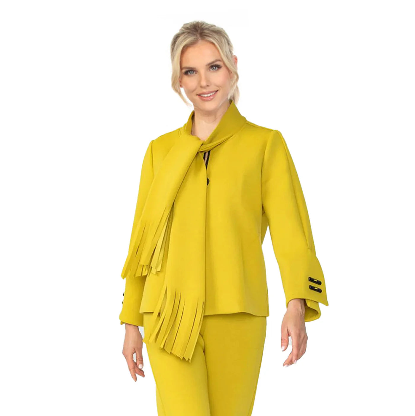 IC COLLECTION Jacket - 6929J - MUSTARD