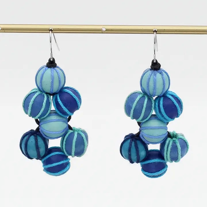 SYLCA Royal Blue Pamela Berries Earrings