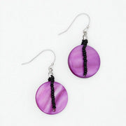SYLCA Purple Sky Dream Earrings - LS26E08 - PURPLE