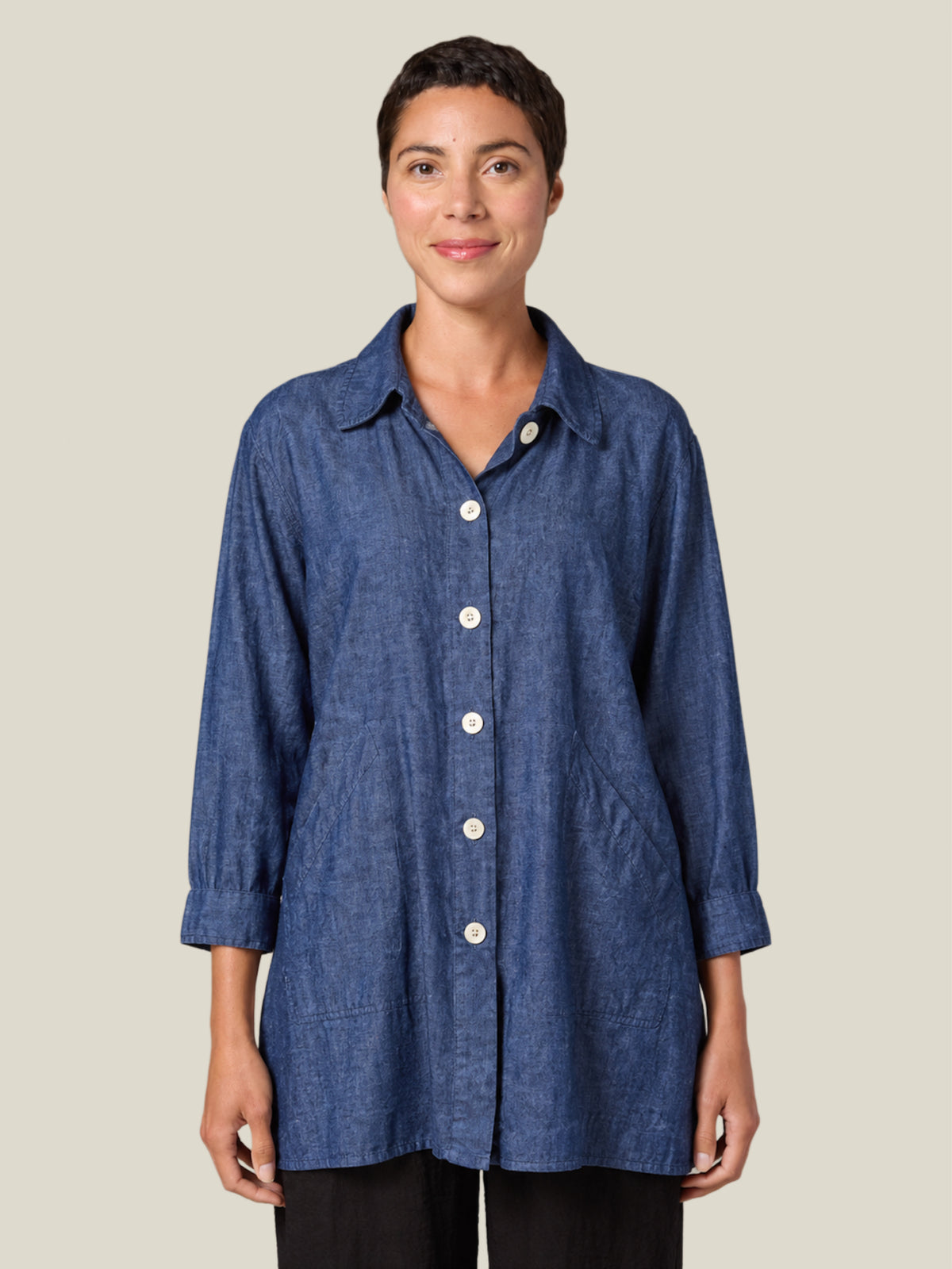CUT LOOSE Denim Raglan Duster - 0528703