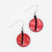 SYLCA Red Sky Dream Earrings - LS26E08 - RED