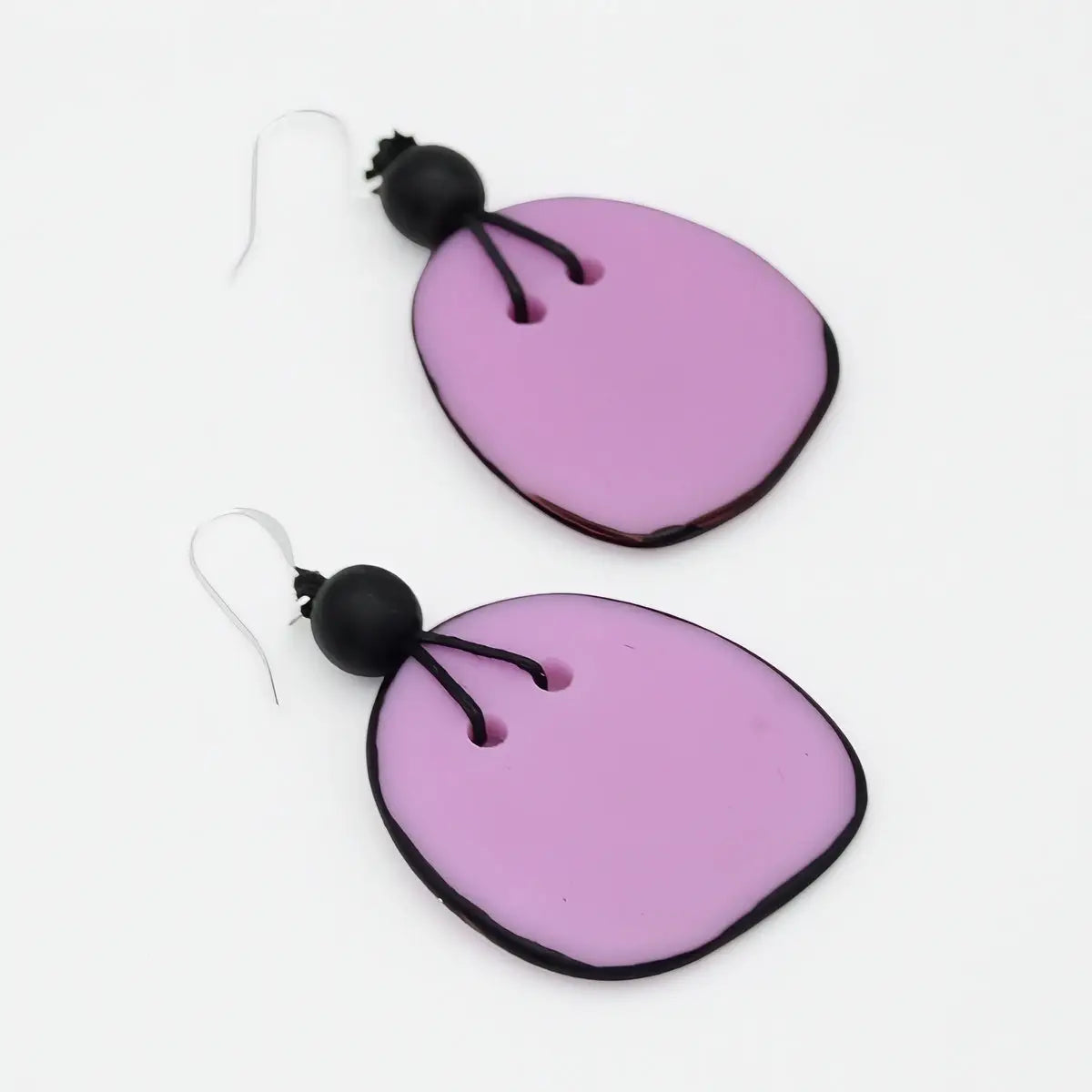 SYLCA Lilac Petal Pop Resin Earrings - SD26E07 - LILAC