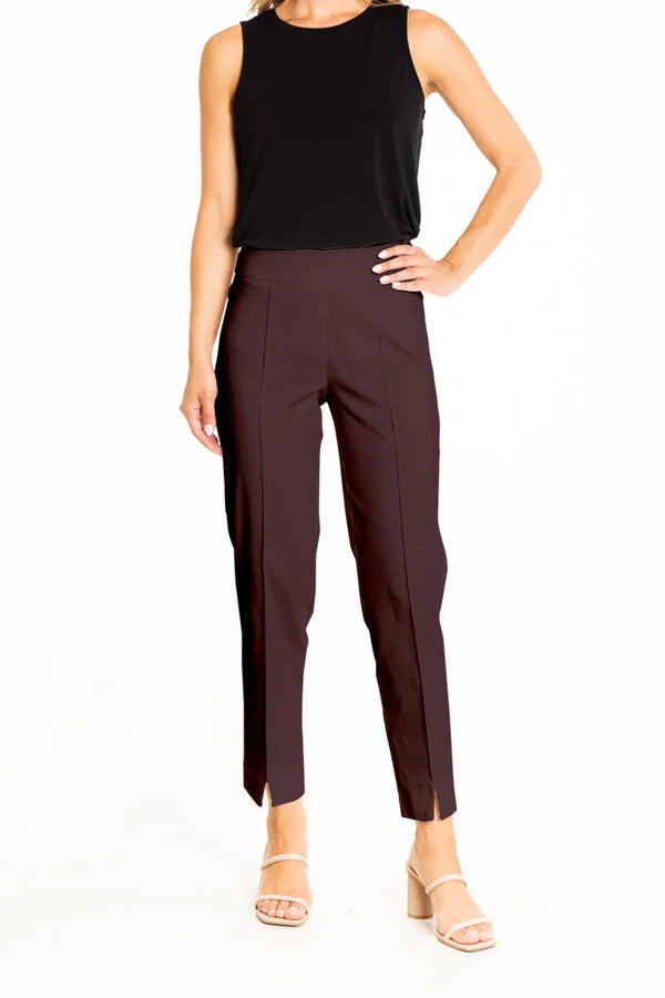 Slimsation Thin Her Ankle Pant - 9827P - CHOCOLATE BROWN