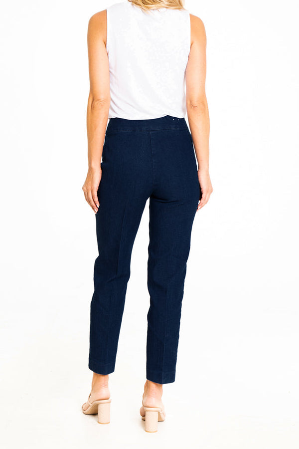 Slimsation Thin Her Ankle Pant - 9827P - DARK DENIM