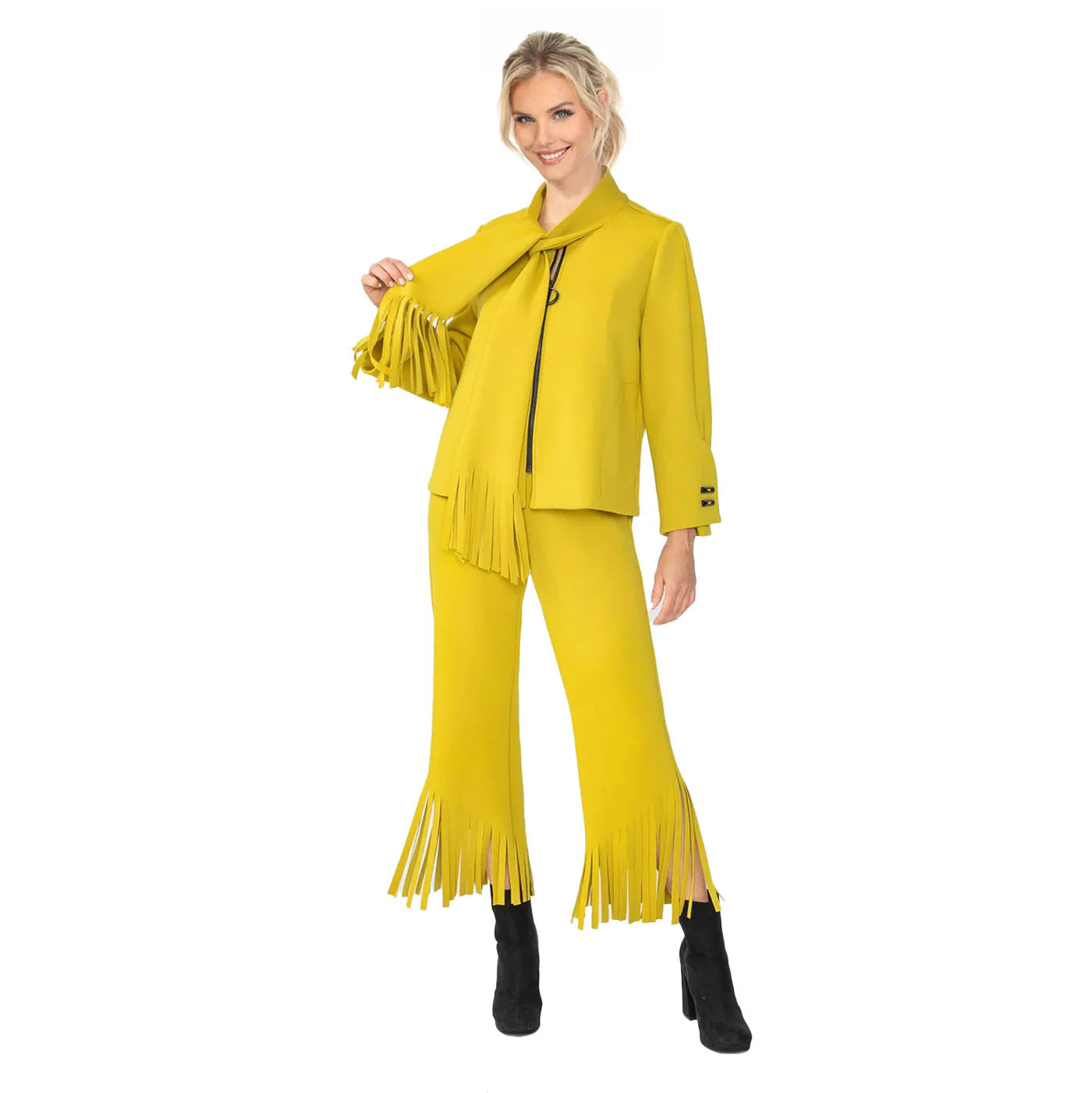 IC COLLECTION Jacket - 6929J - MUSTARD
