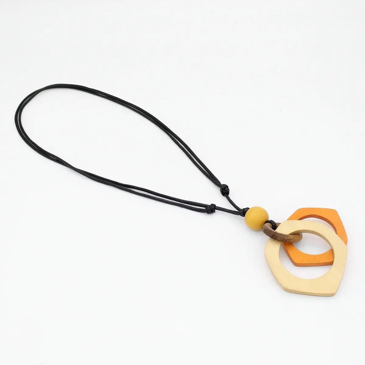 SYLCA Honeylight Double Circle Pendant