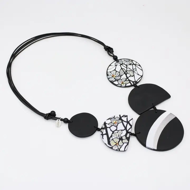 SYLCA Magnolia Palma Necklace - LS24N27 - MAGNOLIA
