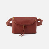 HOBO - Fern Large Belt Bag - RUST IN PEBBLED LEATHER