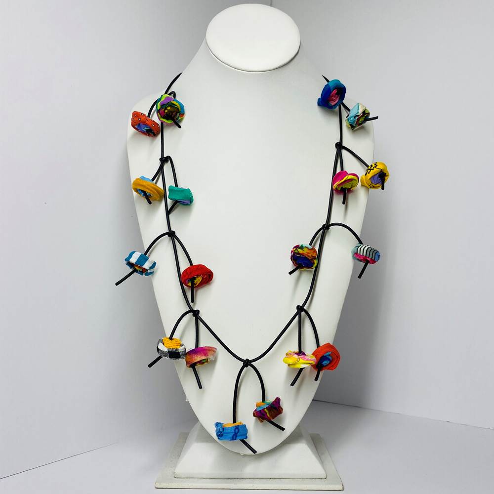 FICKLESTICKS Small Chandelier Necklace - BLACK AND WHITE (NOT MULTI)