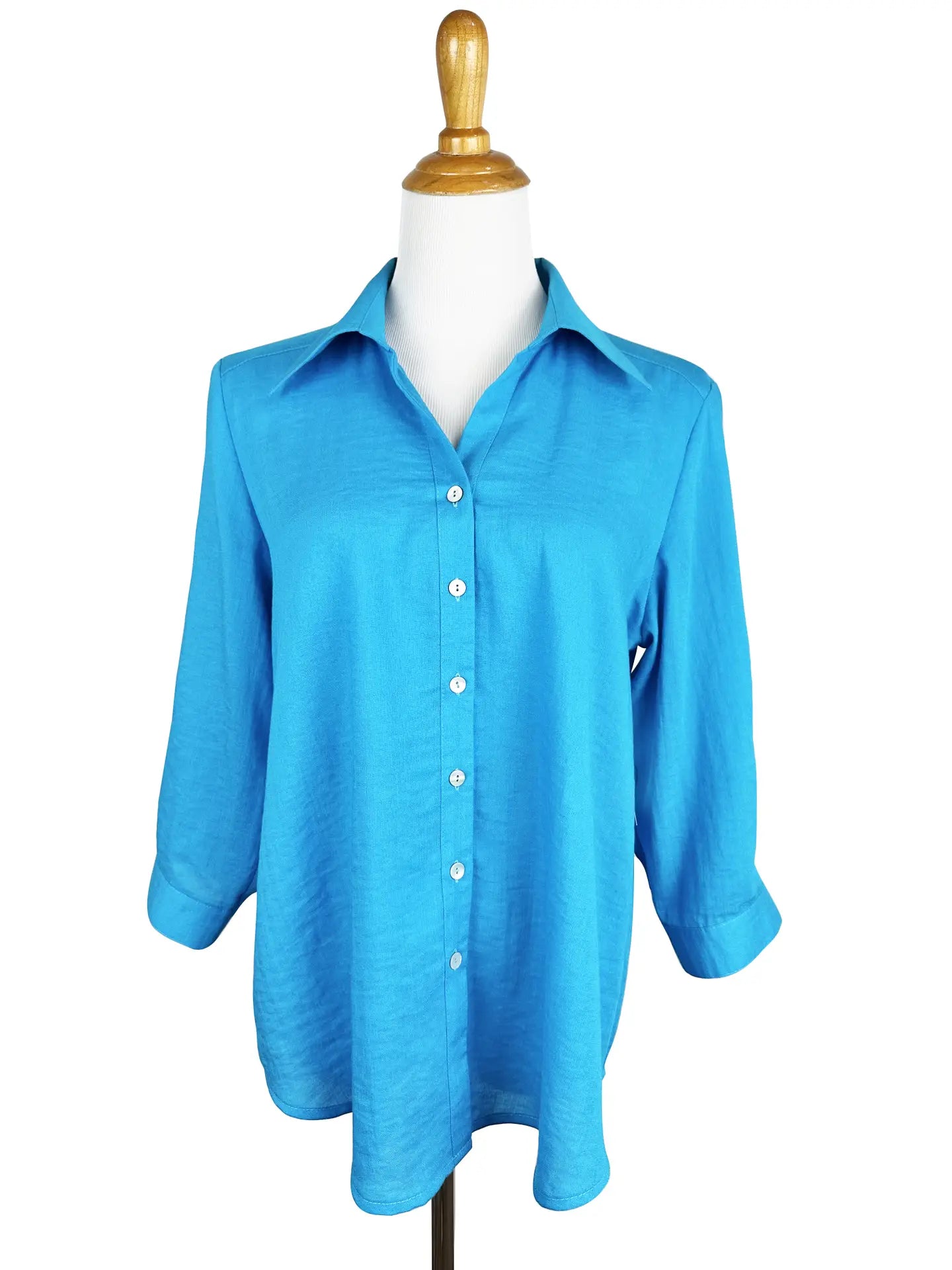 Fridaze AA161 - Short Tuxedo Linen Shirt