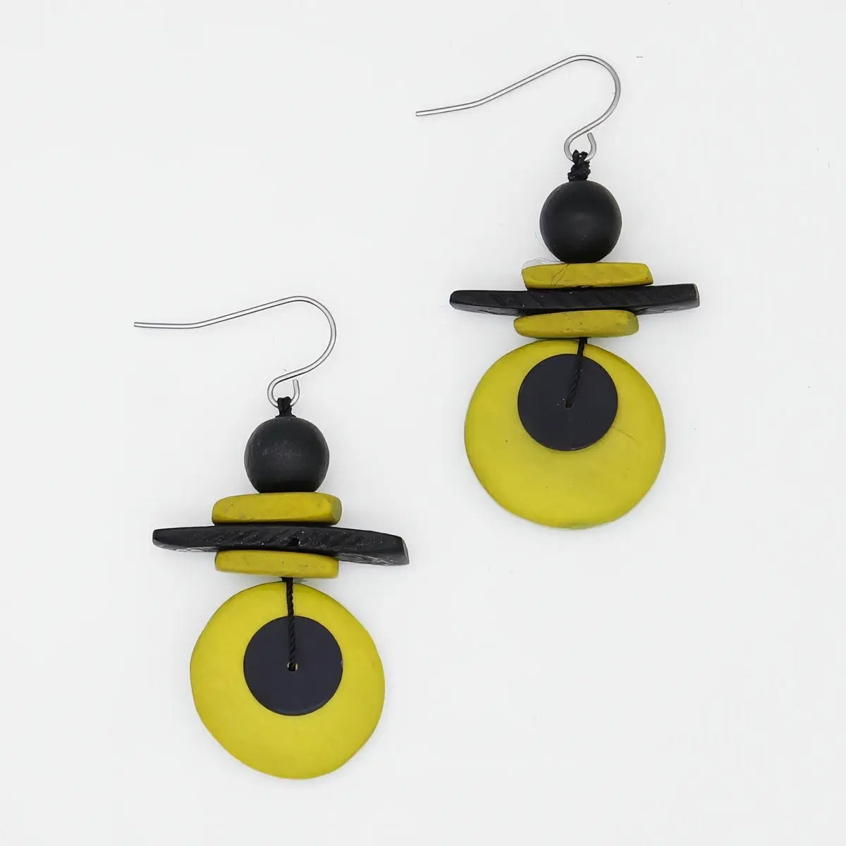 SYLCA  Assuta Lime Drop Earrings