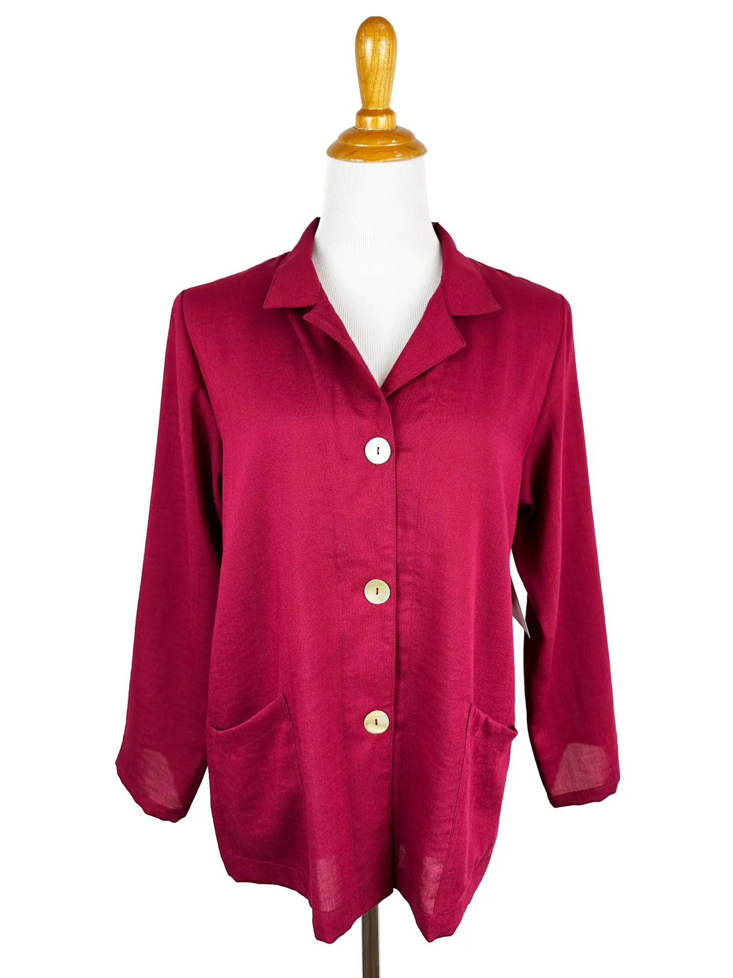 Fridaze AA04 - Classic Two Pocket Linen Jacket