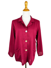 Fridaze AA04 - Classic Two Pocket Linen Jacket