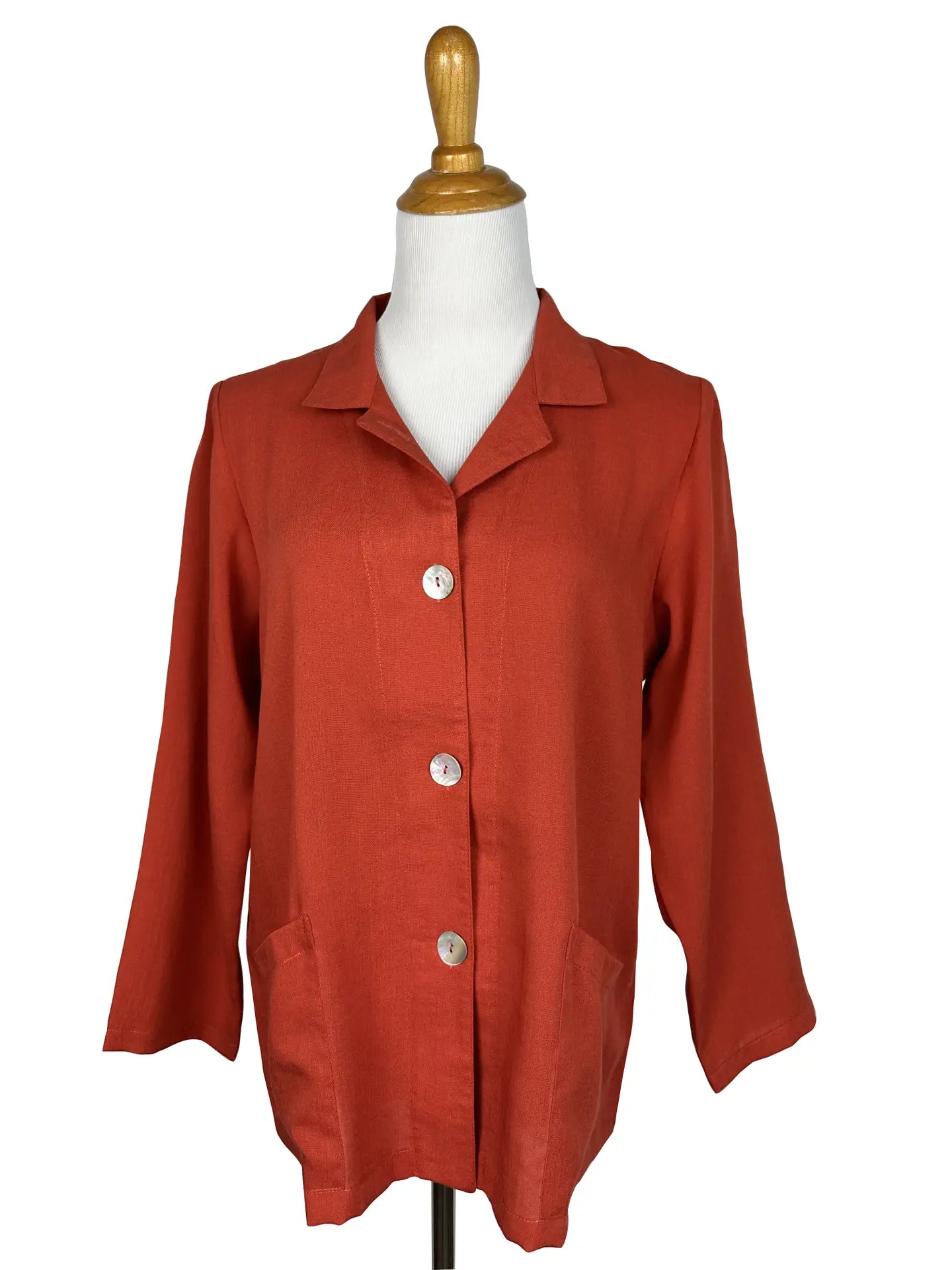 Fridaze AA04 - Classic Two Pocket Linen Jacket