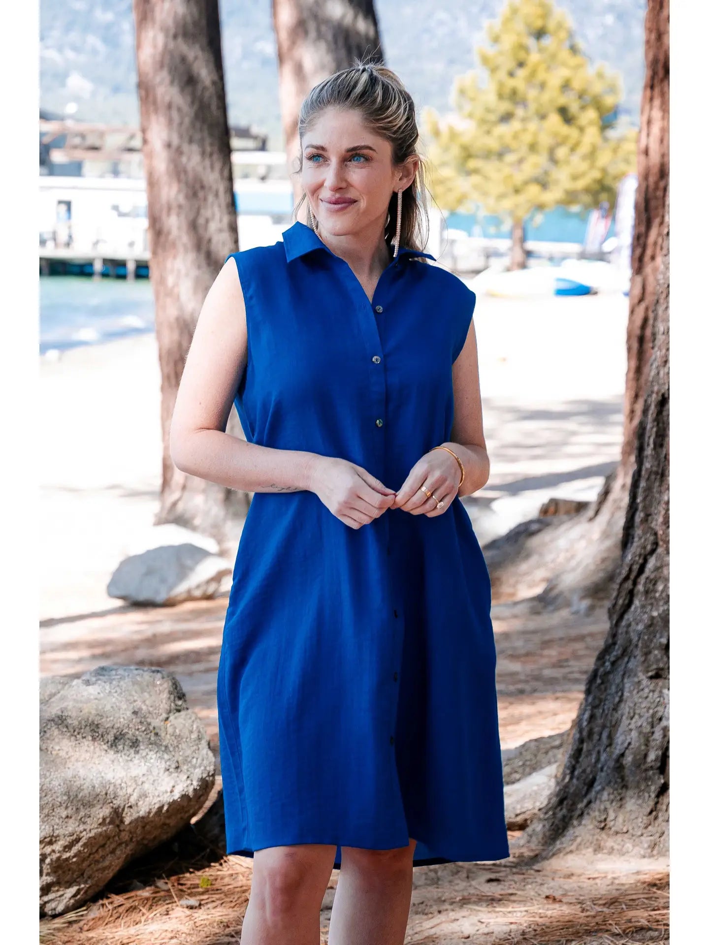 Fridaze AAD407 - Simone Linen Dress