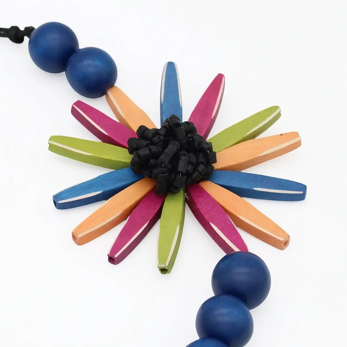 SYLCA Chunky Brights Flower Statement Necklace - SD24N23 - BRIGHTS