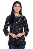 Ali Miles Woven Pop-Over Tunic - A15307TM - TILMLT