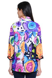 Ali Miles Printed Woven Jacket - A25425JM - FLRMLT