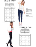 Slimsation ANKLE Women's Pull On Solid Fine Line Twill Pant With Real Pockets (M30719PM)- INTENSE GREY