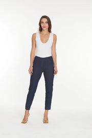 Slimsation DENIM ANKLE Women's Wide Band Pull On Pant with Tummy Control (M2623P) -  DENIM