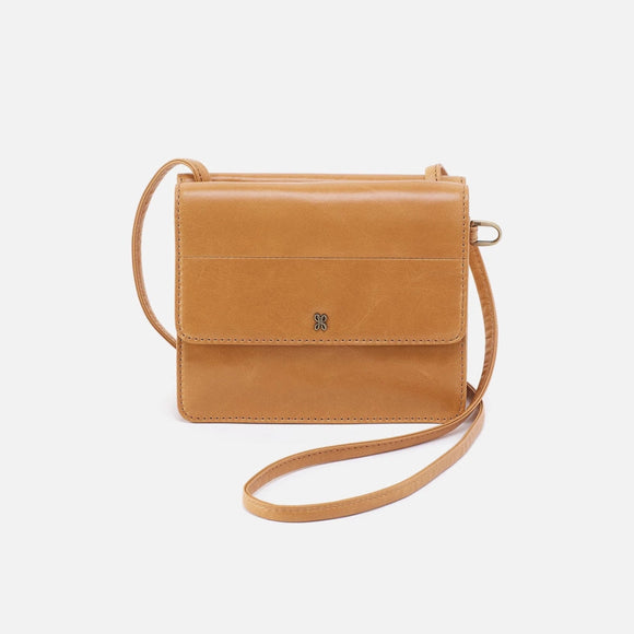 HOBO - Jill Wallet Crossbody - NATURAL IN POLISHED LEATHER