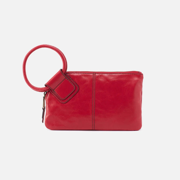 HOBO - Sable Wristlet - HIBISCUS IN POLISHED LEATHER