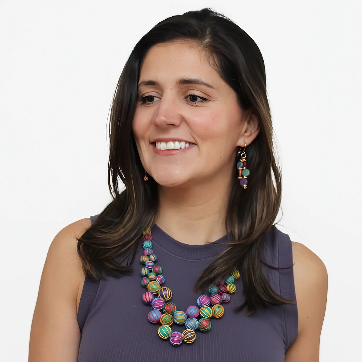 SYLCA Multicolor Pamela Berries Necklace