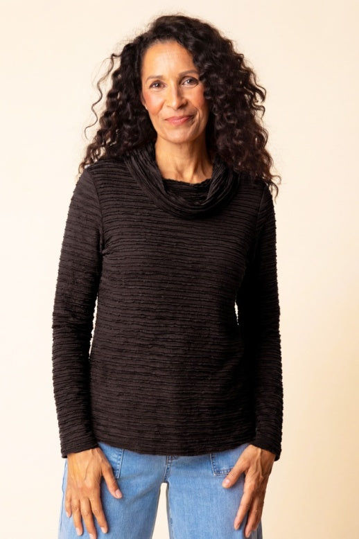 Habitat Lustre Lines Cowl Top - 23329 - TIDE (NOT BLACK)
