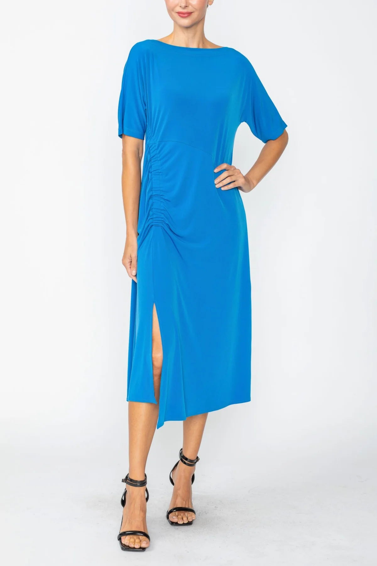 IC COLLECTION Dress - C1000D - Blue