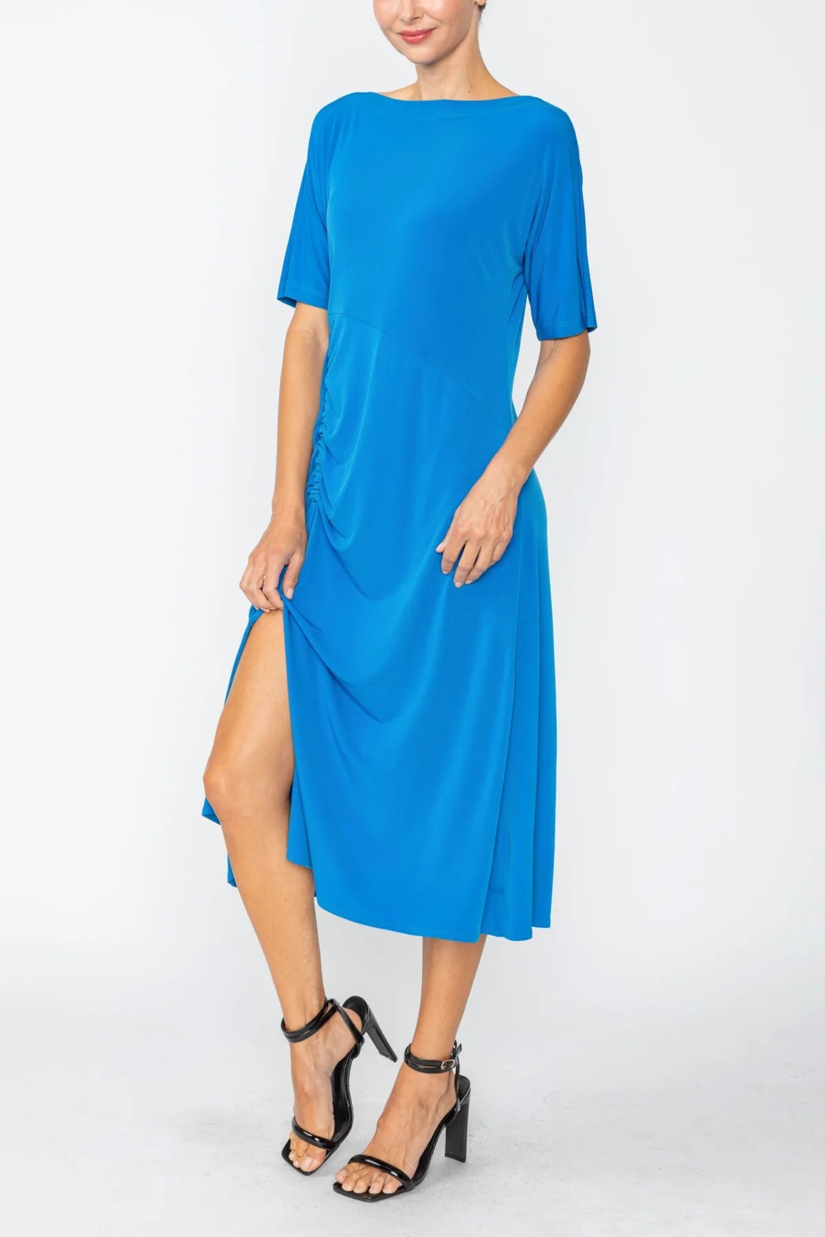 IC COLLECTION Dress - C1000D - Blue