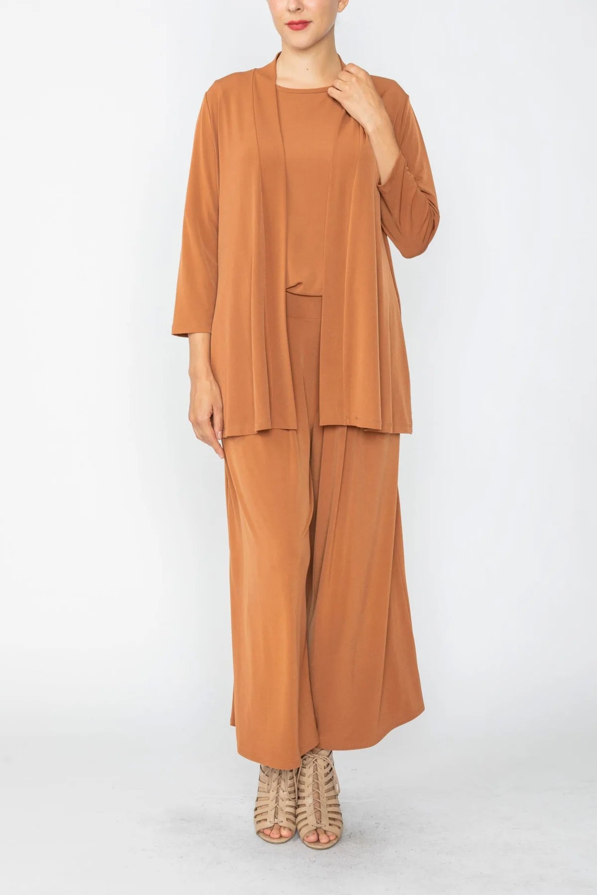 IC COLLECTION Pant - C1020P - Cocoa