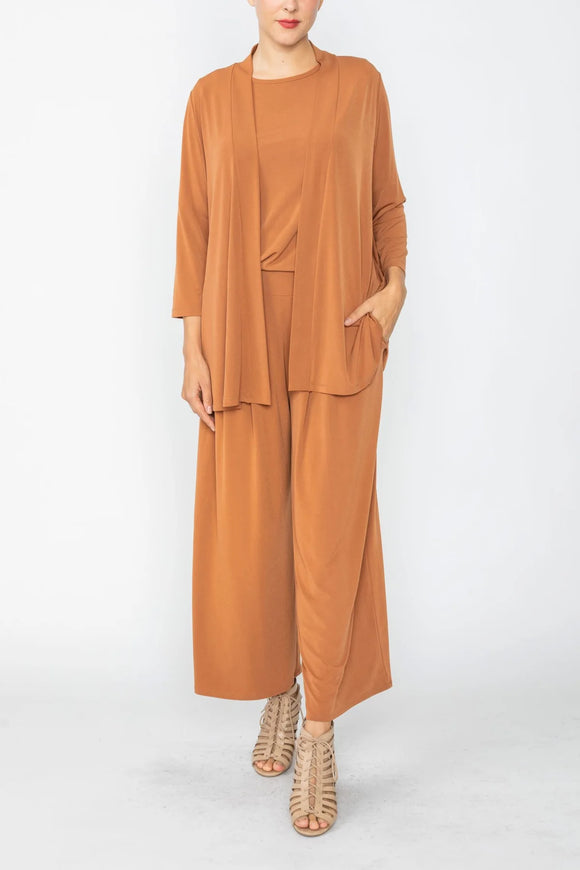 IC COLLECTION Pant - C1020P - Cocoa