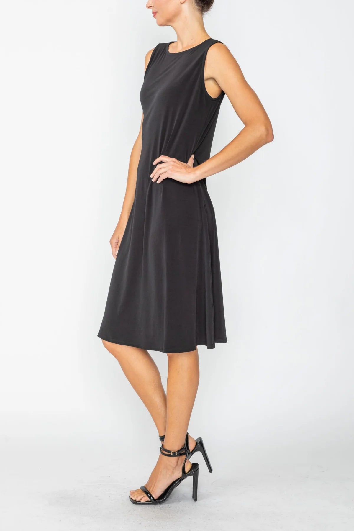 IC COLLECTION Dress - C1027D - Black