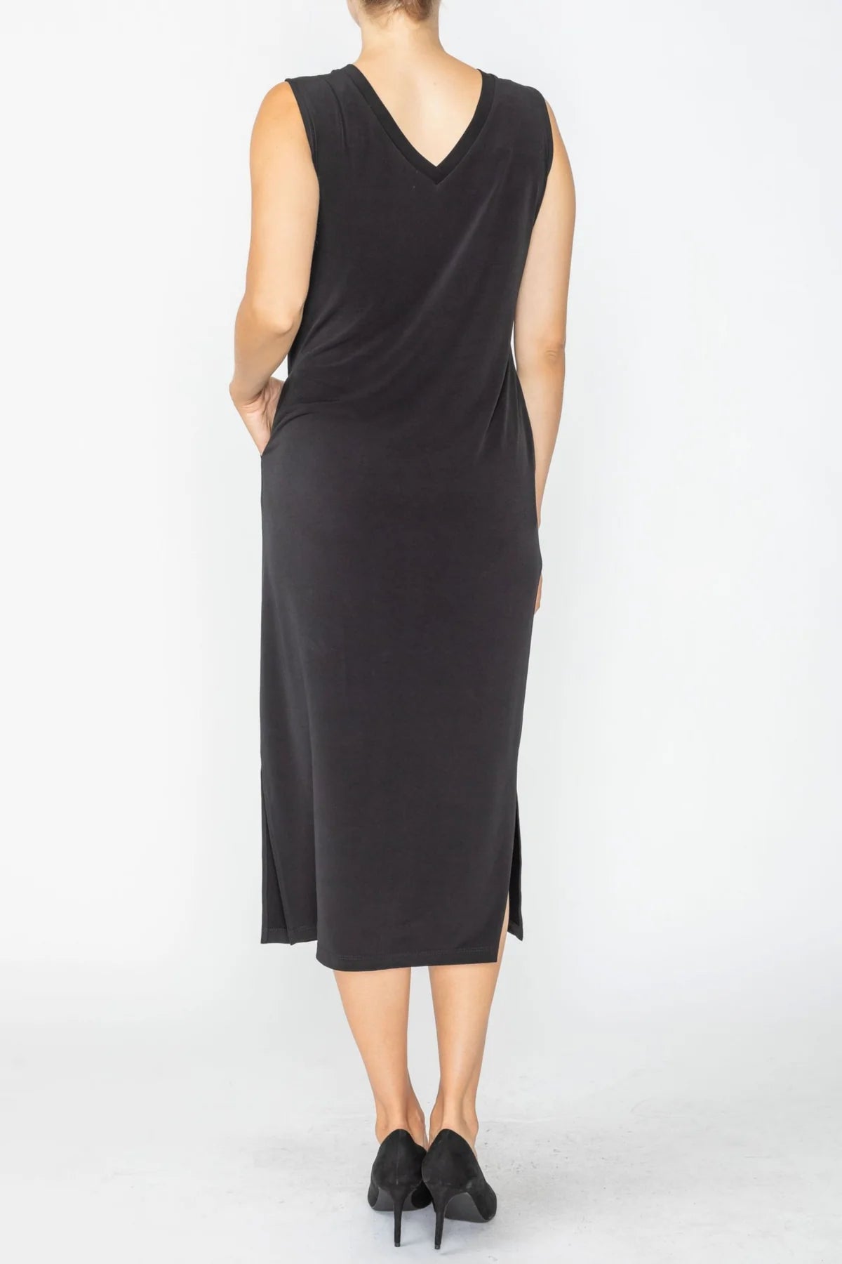 IC COLLECTION Dress - C1029D - Black