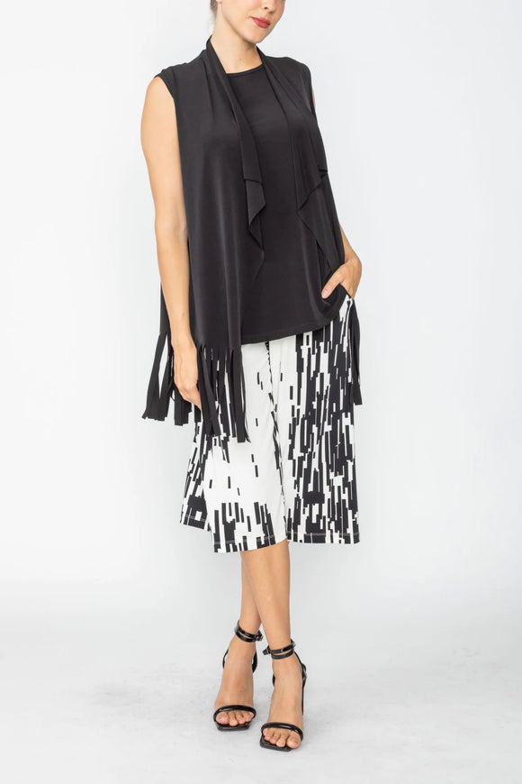 IC COLLECTION Vest - C1042V - Black