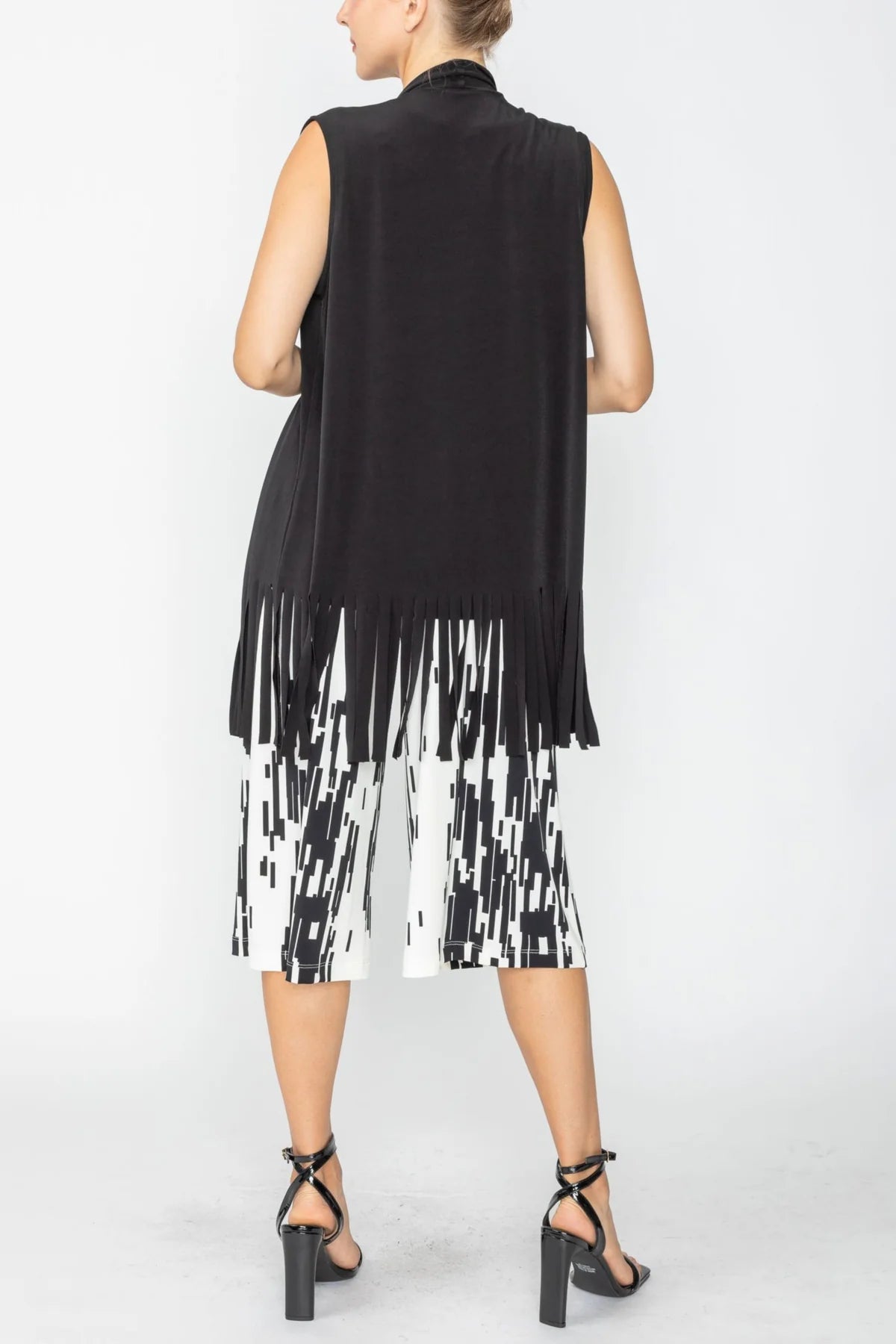 IC COLLECTION Vest - C1042V - Black